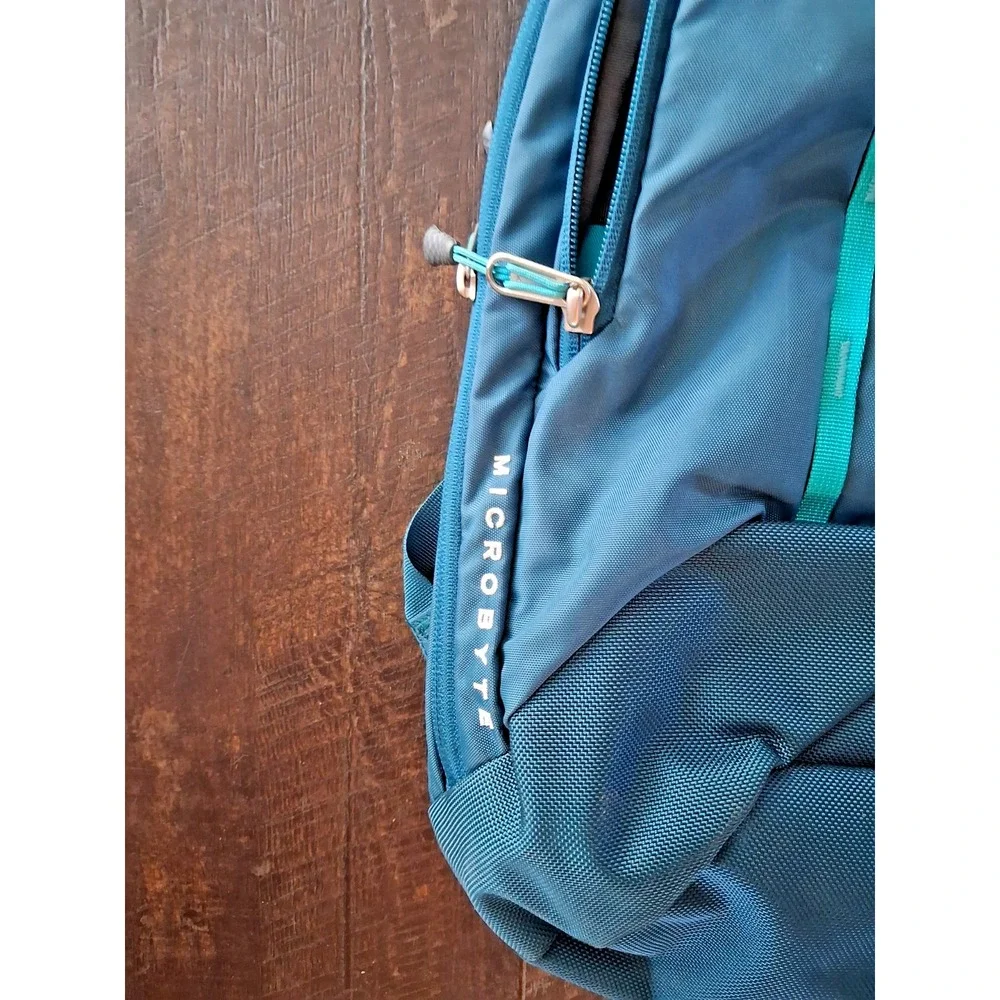 The North Face Microbyte Daypack Nylon Backpack 17L Laptop Bag Black Laptop